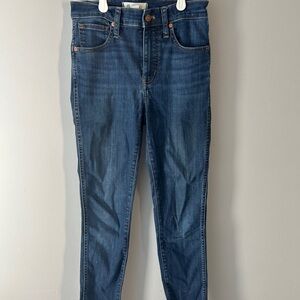 Madewell 10inch high waist skinny jeans